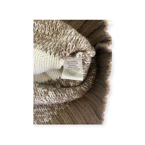 Christopher & Banks Size Large Hand Embroidered Sweater Flower - Picture 6 of 10